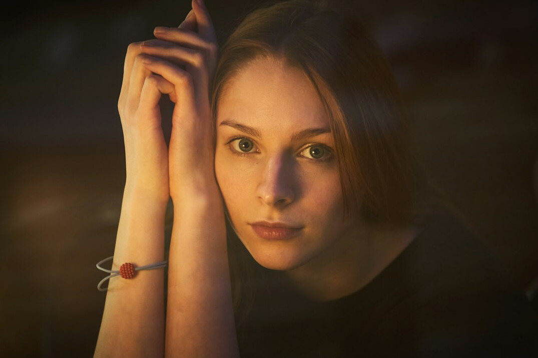 Portrait of a professional Belgian woman mediator in business attire